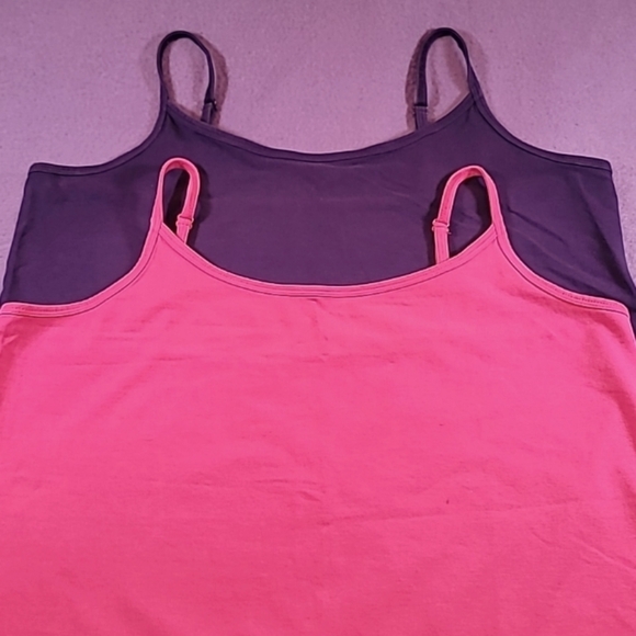 0730. EUC ~ Jessica London ~ Pink & Purple Camisoles ~ 14/16 ~ Change Your Look! - Picture 1 of 10